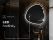 LED zrkadlo s nepravidelnym tvarom do kupelne J223 #7