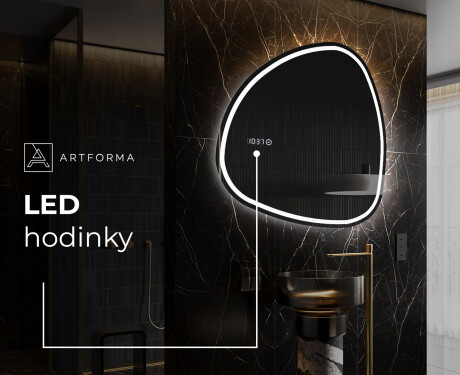 LED zrkadlo s nepravidelnym tvarom do kupelne J223 #7