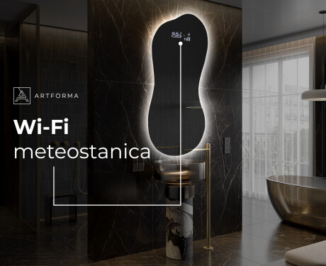 LED zrkadlo s nepravidelnym tvarom do kupelne K221 #6