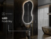LED zrkadlo s nepravidelnym tvarom do kupelne K221 #7
