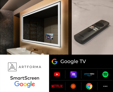 Nástenne zrkadlo do kupelne s osvetlenim LED L01 #5