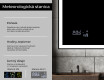 Nástenne zrkadlo do kupelne s osvetlenim LED L01 #5