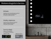 Nástenne zrkadlo do kupelne s osvetlenim LED L06 #5