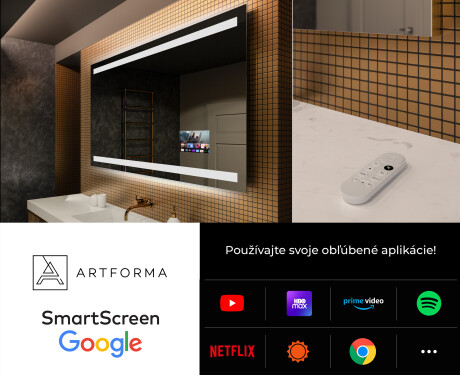 Moderne zrkadlo do kupelne s LED L09 #4