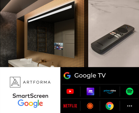 Nástenne zrkadlo do kupelne so svetlom L12 #5