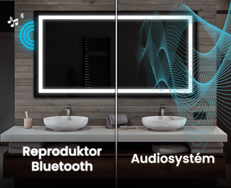 Nástenne zrkadlo do kupelne s osvetlenim LED L15 #5