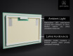 Nástenne zrkadlo do kupelne s osvetlenim LED L15 #2