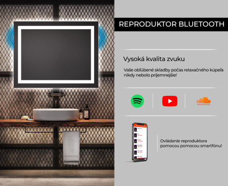 Nástenne zrkadlo do kupelne s osvetlenim LED L15 #6