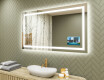 Nástenne zrkadlo do kupelne s osvetlenim LED L15 120x80cm - SmartScreen, DualColor