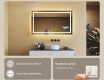 Nástenne zrkadlo do kupelne s osvetlenim LED L15 120x80cm - SmartScreen, DualColor #6