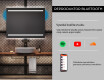 Moderne zrkadlo do kupelne s LED L23 #6