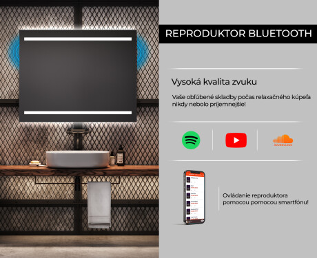 Moderne zrkadlo do kupelne s LED L23 #6