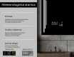 Nástenne zrkadlo do kupelne so svetlom L27 #5