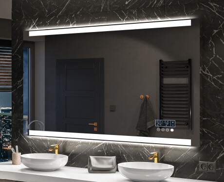 Moderne zrkadlo do kupelne s LED L47 #10
