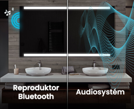 Moderne zrkadlo do kupelne s LED L47 #5