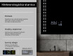 Nástenne zrkadlo do kupelne so svetlom L55 #5