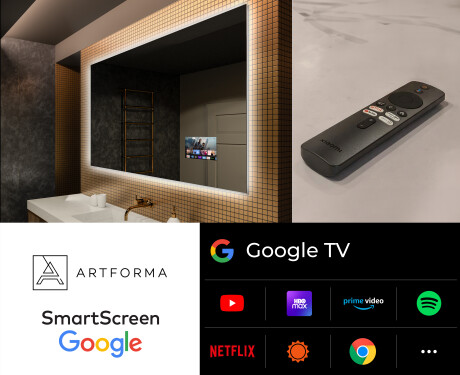 Moderne zrkadlo do kupelne s LED L58 #5