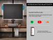 Moderne zrkadlo do kupelne s LED L58 #5