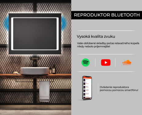 Nástenne zrkadlo do kupelne s osvetlenim LED L61 #6