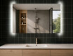 Moderne zrkadlo do kupelne s LED L62