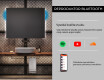Moderne zrkadlo do kupelne s LED L62 #5