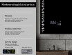 Nástenne zrkadlo do kupelne so svetlom L65 #5