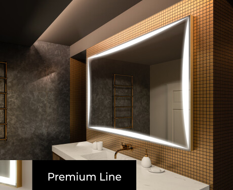 Moderne zrkadlo do kupelne s LED L77 #3