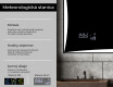 Moderne zrkadlo do kupelne s LED L77 #5