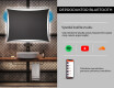 Moderne zrkadlo do kupelne s LED L77 #6