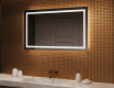 Nástenne zrkadlo do kupelne s osvetlenim LED 120x70cm so studenou farbou LED 7000K, teplou farbou 3000K alebo neutrálnou farbou 4500K