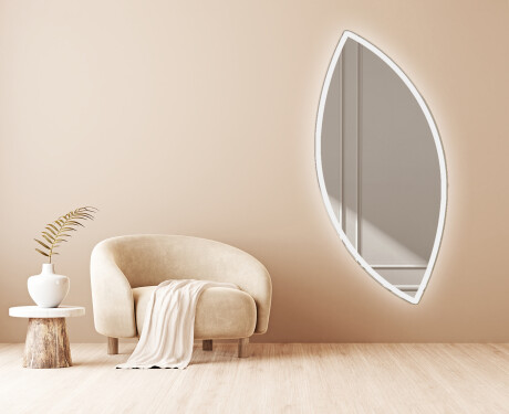 Ozdobne zrkadla na stenu s podsvietenim LED L222 #4