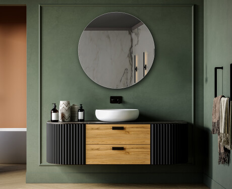 Okrúhle zrkadlo na stenu L203