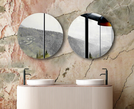 Okrúhle zrkadlo na stenu L203 #6