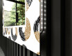 Dekoratívne zrkadlo s LED podsvietením do obývacej izby - Donuts #11