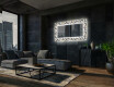 Dekoratívne zrkadlo s LED podsvietením do obývacej izby - Donuts #12