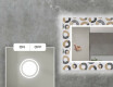 Dekoratívne zrkadlo s LED podsvietením do obývacej izby - Donuts #4