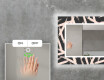 Dekoratívne zrkadlo s LED podsvietením do obývacej izby - Lines #5