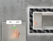 Dekoratívne zrkadlo s LED podsvietením do obývacej izby - Dark Wave #5