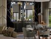 Moderne ozdobné zrkadlo LED do jedáleň - Flowers #2
