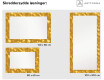 Dekoratívne zrkadlo do chodbys osvetlenim - Gold Triangles #6