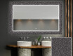 Dekoratívne zrkadlo s LED podsvietením do kúpeľne - Dotts #1