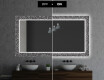 Dekoratívne zrkadlo s LED podsvietením do kúpeľne - Dotts #7