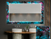 Dekoratívne zrkadlo s LED podsvietením do kúpeľne - Fluo Tropic #1
