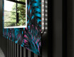 Moderne dekoratívne zrkadlo LED do kupelne - Fluo Tropic #11