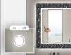 Dekoratívne zrkadlo s LED podsvietením do kúpeľne - Gothic #4