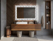 Dekoratívne zrkadlo s LED podsvietením do kúpeľne - Industrial #12