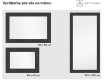 Moderne dekoratívne zrkadlo LED do kupelne - Microcircuit #2
