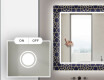 Dekoratívne zrkadlo s LED podsvietením do kúpeľne - Ornament #4