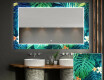 Dekoratívne zrkadlo s LED podsvietením do kúpeľne - Tropical #1