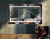 Ozdobne podsvietene zrkadlo do obývačky - Dandelion #1